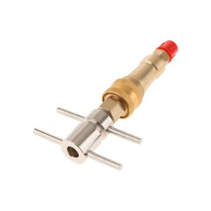 Valvula de servicio Cooltech con acople rapido 1/4
