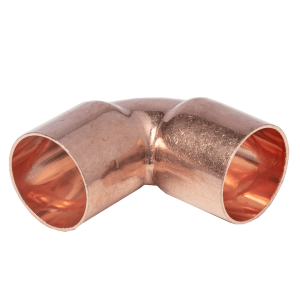 Codo de cobre 1/4 90°