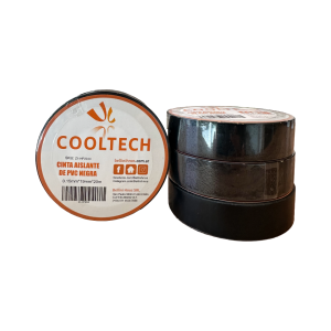 Cinta PVC Cooltech 20m S/ADH NEGRA