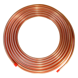 Caño de cobre flexible de 1/4" por metro